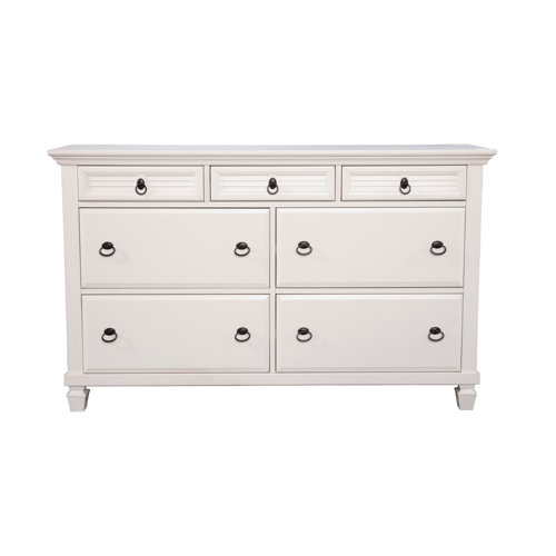 Onyx 7 Drawer Dresser, White & Reviews Birch Lane
